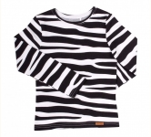 Детская футболка с длинным рукавом ФБ 845 Бемби супрем лк черный-рисунок