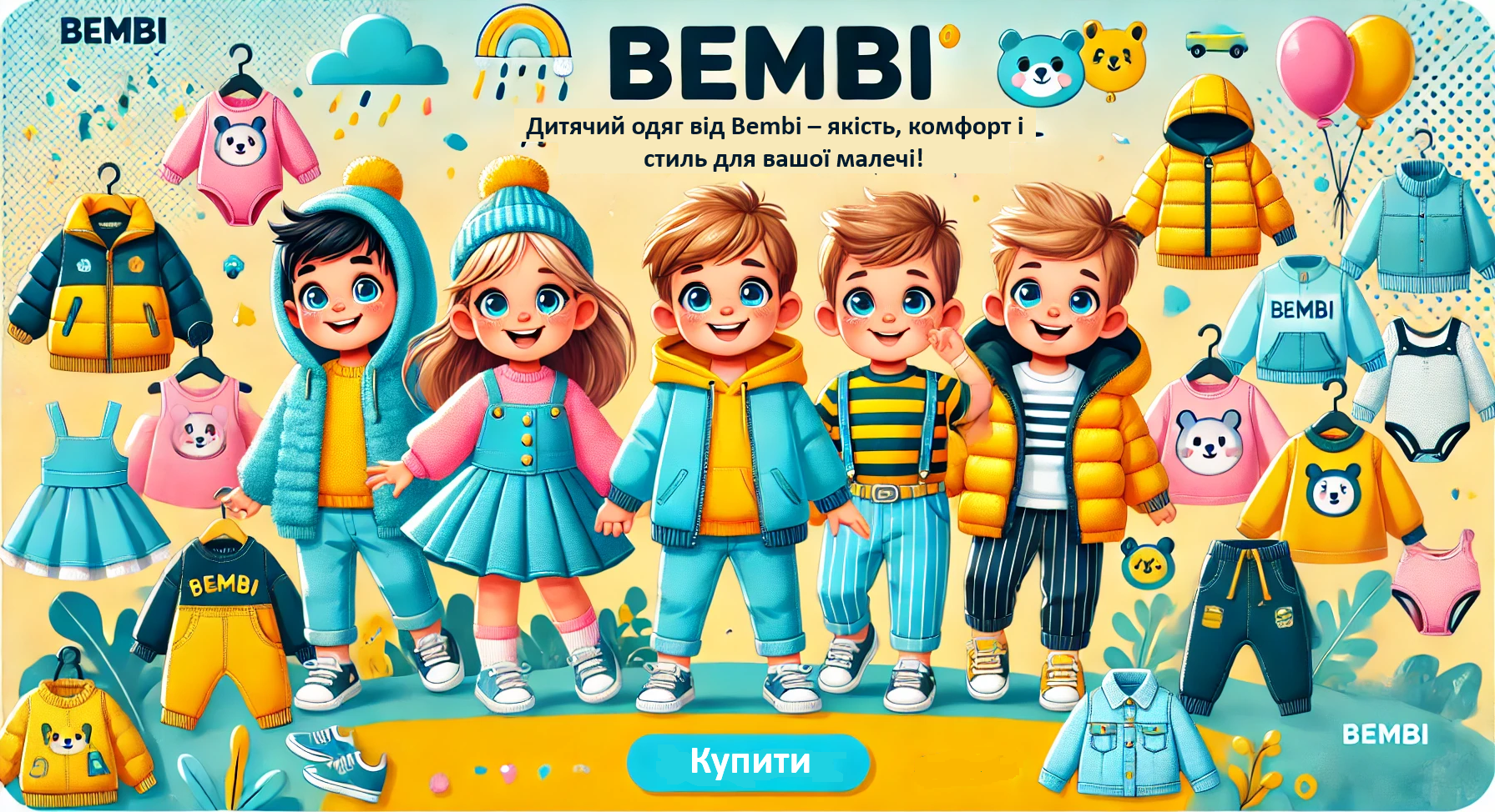 Купить детскую одежду от бренда Bembi: комфорт, качество и стиль для вашего малыша