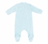 Детский комбинезон человечек с длинным рукавом для новорожденных КБ 105 Бемби светло-голубой-рисунок 0