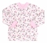 Дитяча сорочечка для новонароджених РБ 97 Бембі байка молочний-рожевий-малюнок 0
