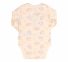 Боди с длинным рукавом для новорожденных БД 58а Бемби молочный-рисунок 0