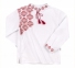 Детская этно-рубашка вышиванка для мальчика с длинным рукавом РБ 136 Бемби территон белый-красный 0