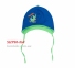 Детская шапочка для мальчика ШП 80 Бемби супрем синий-зеленый 1