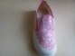 Детские мокасины Waldi Вика 6 розовые белый носок для девочки 2