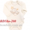 Боди с длинным рукавом для новорожденных БД 58а Бемби белый-девочка 2