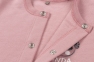 Боди с длинным рукавом для новорожденных БД 59а Бемби байка розовый-печать 2