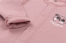 Боди с длинным рукавом для новорожденных БД 59а Бемби байка розовый-печать 3