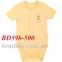 Боди с коротким рукавом для новороженных БД 59б Бемби желтый 2