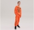 Детские спортивные штаны ШР 806 Бемби оранжевая-печать 1