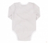 Боди с длинным рукавом для новорожденных БД 201 Бемби серый-белый-полоска 0