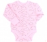 Боди с длинным рукавом для новорожденных БД 69 Бемби розовый-рисунок 1