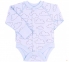 Боди с длинным рукавом для новорожденных БД 69 Бемби голубой-рисунок 1