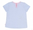 Детская летняя футболка для девочки ФБ 809 Бемби голубой 0