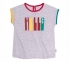 Дитяча літня футболка для дівчинки ФБ 812 Бембі сірий-меланж 0