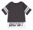 Детская футболка на мальчика ФБ 874 Бемби супрем черный-белый 0