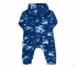Дитячий комбінезон чоловічок із довгим рукавом для новонароджених КБ 193 Бембі синій-малюнок 0