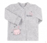 Детский костюм для новорожденных КС 737 Бемби серый-светло-розовый 0