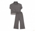 Дитячий спортивний костюм для дівчинки КС 752 Бембі сірий-меланж 0