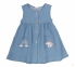 Детское летнее платье на девочку ПЛ 310 Бемби голубой 1