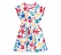 Детское летнее платье на девочку ПЛ 313 Бемби белый-рисунок 0
