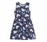 Детское летнее платье на девочку ПЛ 318 Бемби синий 0