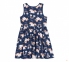 Детское летнее платье на девочку ПЛ 318 Бемби синий 1