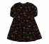 Дитяча сукня для дівчинки ПЛ 344 Бембі чорний-оранжевий-малюнок 0