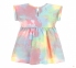 Детское платье для девочки ПЛ 345 Бемби супрем коралловый-разноцветный-рисунок 0