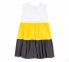 Детское платье для девочки ВЛ 347 Бемби желтый-черный 0