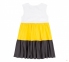 Детское платье для девочки ВЛ 347 Бемби желтый-черный 1