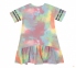 Детское платье для девочки ПЛ 352 Бемби супрем коралловый-разноцветный-рисунок 0