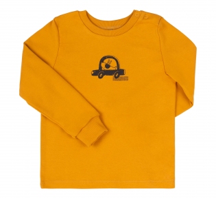 Дитяча футболка на хлопчика ФБ 882 Бембі охра