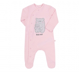 Детский комбинезон для новорожденных КБ 182 Бемби светло-розовый