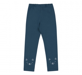 Дитячі штани (лосини) для дівчинки ШР 267 ТМ Бембі інтерлок бірюзовий