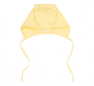 Дитячий чепчик для новонароджених (в упаковці 5 шт) ШП 2 Бембі байка жовтий