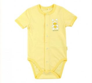 Боди с коротким рукавом для новороженных БД 59б Бемби желтый