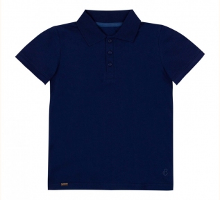 Дитяча футболка поло для хлопчика ФБ 796 Бембі лакоста синій-синій