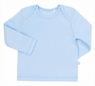 Дитяча футболка для новонароджених ФБ 826 Бембі рібана світло-блакитний