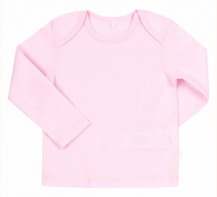 Дитяча футболка для новонароджених ФБ 826 Бембі рібана світло-рожевий