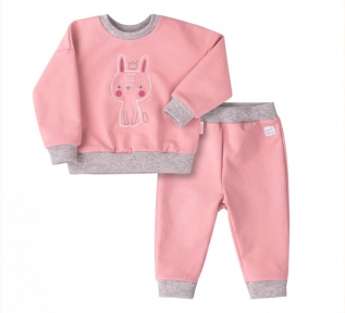 Дитячий костюм для новонароджених КС 675 Бембі рожевий
