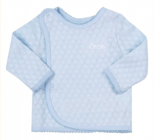 Детская футболка для новорожденных ФБ 830 Бемби интерлок светло-голубой