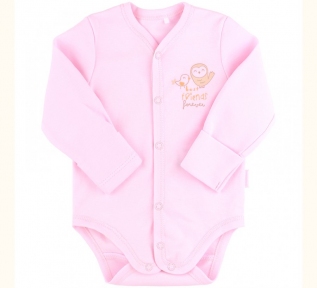 Детский боди для новорожденных БД 127 Бемби интерлок розовый