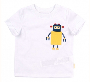 Детская летняя футболка для мальчика ФБ 799 Бемби белый