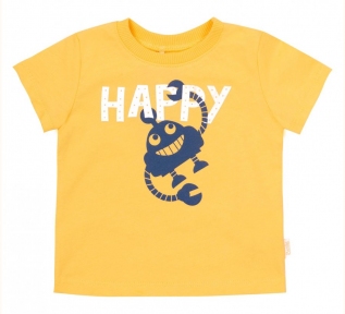 Детская летняя футболка для мальчика ФБ 801 Бемби желтый
