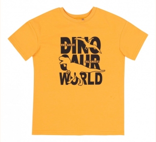 Детская летняя футболка для мальчика ФБ 805 Бемби желтый