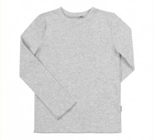 Дитяча футболка для дівчинки ФБ 847 Бембі сірий-меланж