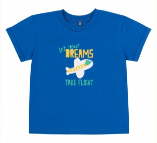 Детская футболка на мальчика ФБ 974 Бемби синий