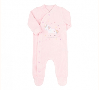 Детский комбинезон для новорожденных КБ 206 Бемби светло-розовый.