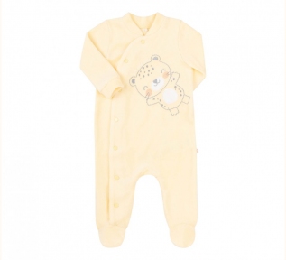 Детский комбинезон для новорожденных КБ 206 Бемби светло-желтый.