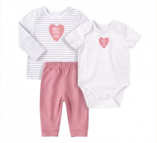 Детский комплект для новорожденных КП 255 Бемби розовый